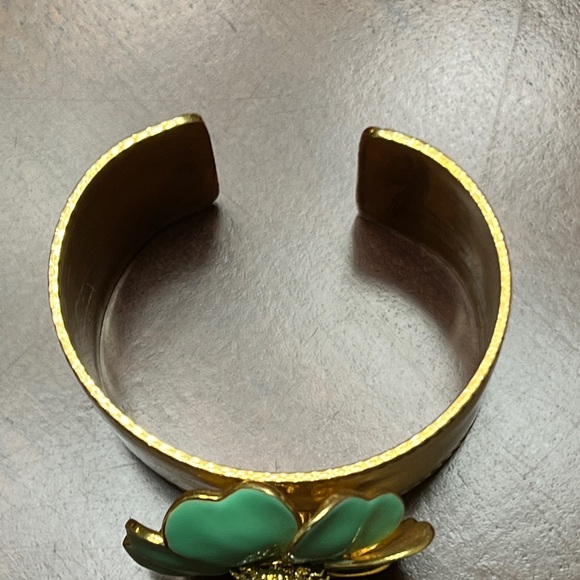 Vintage Stella & Dot Kelly Cuff Enamel Bracelet MINT - Picture 4 of 5